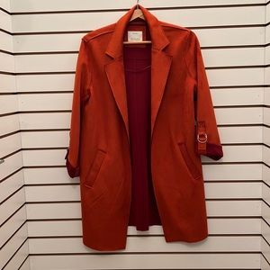 Classic Feminine Faux-Suede Jacket